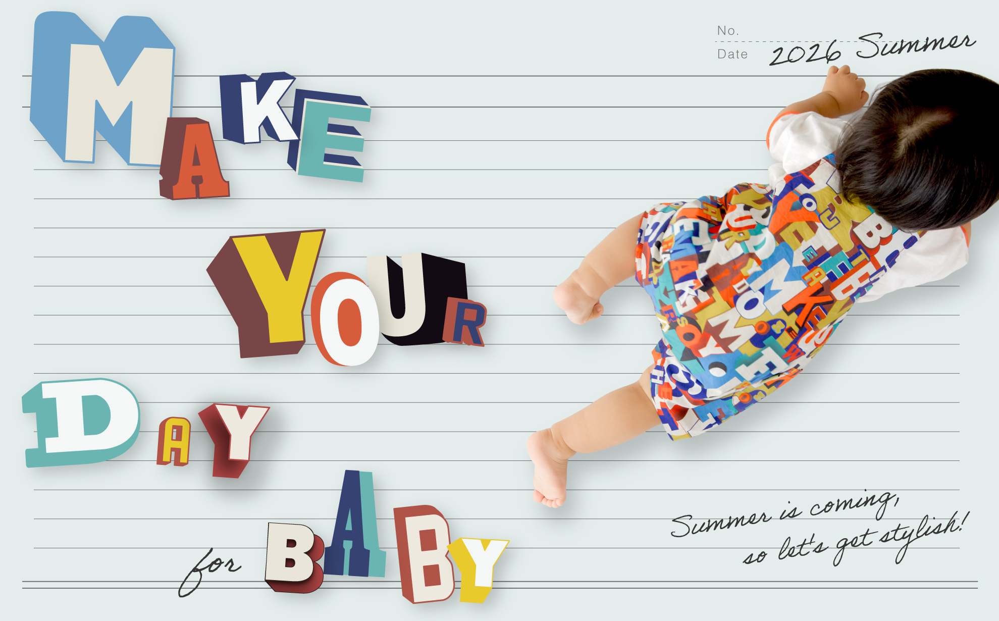 ハイハイをする赤ちゃんの後ろ姿