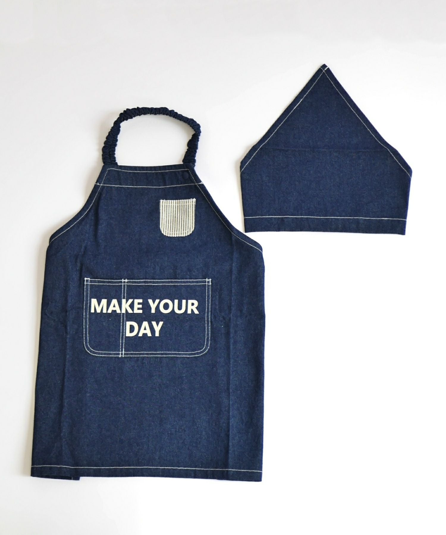 三角巾付き親子エプロン□キッズ | MAKE YOUR DAY
