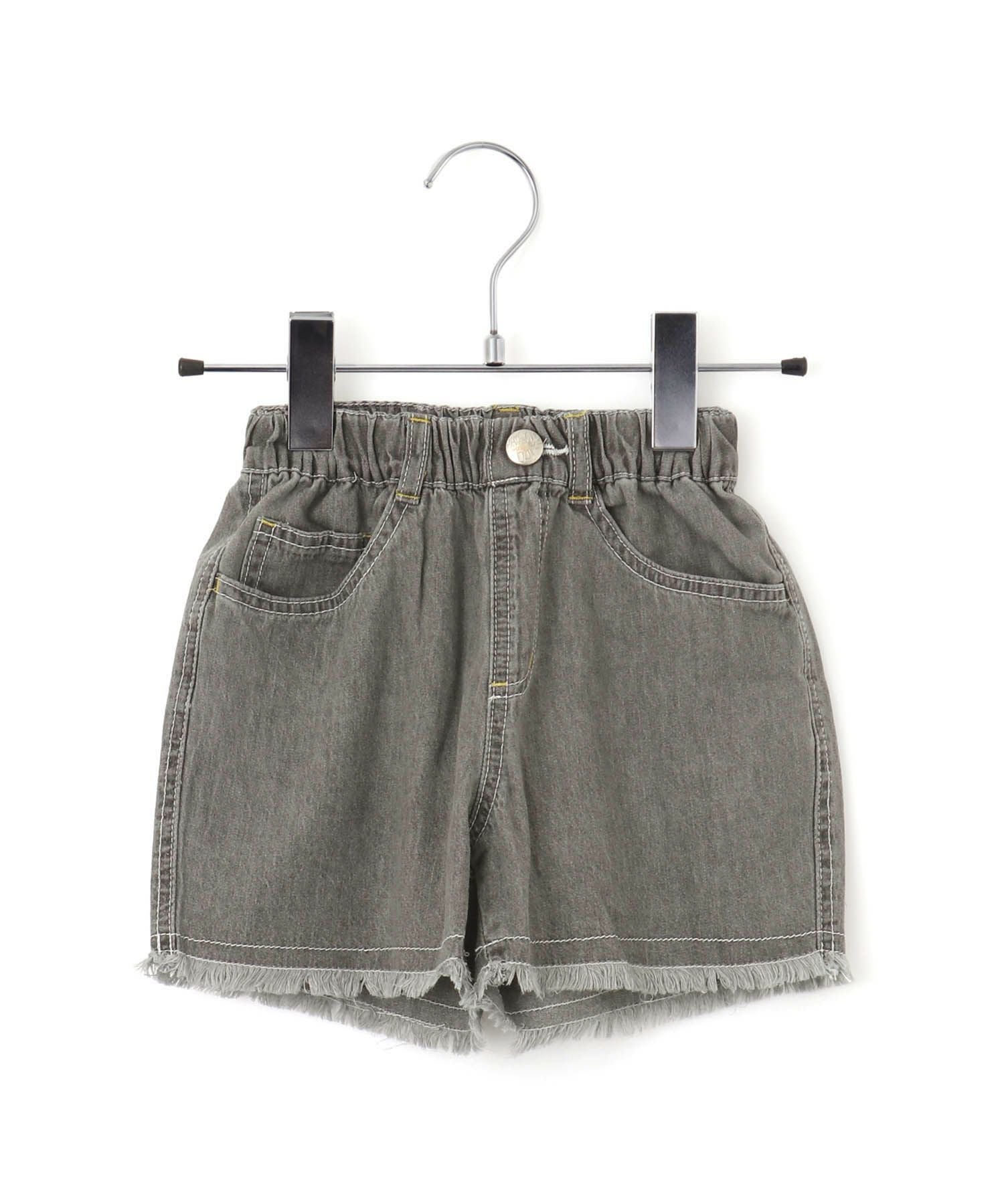 フリンジデニムショートパンツ□90～140cm|≪公式≫メイクユアデイ