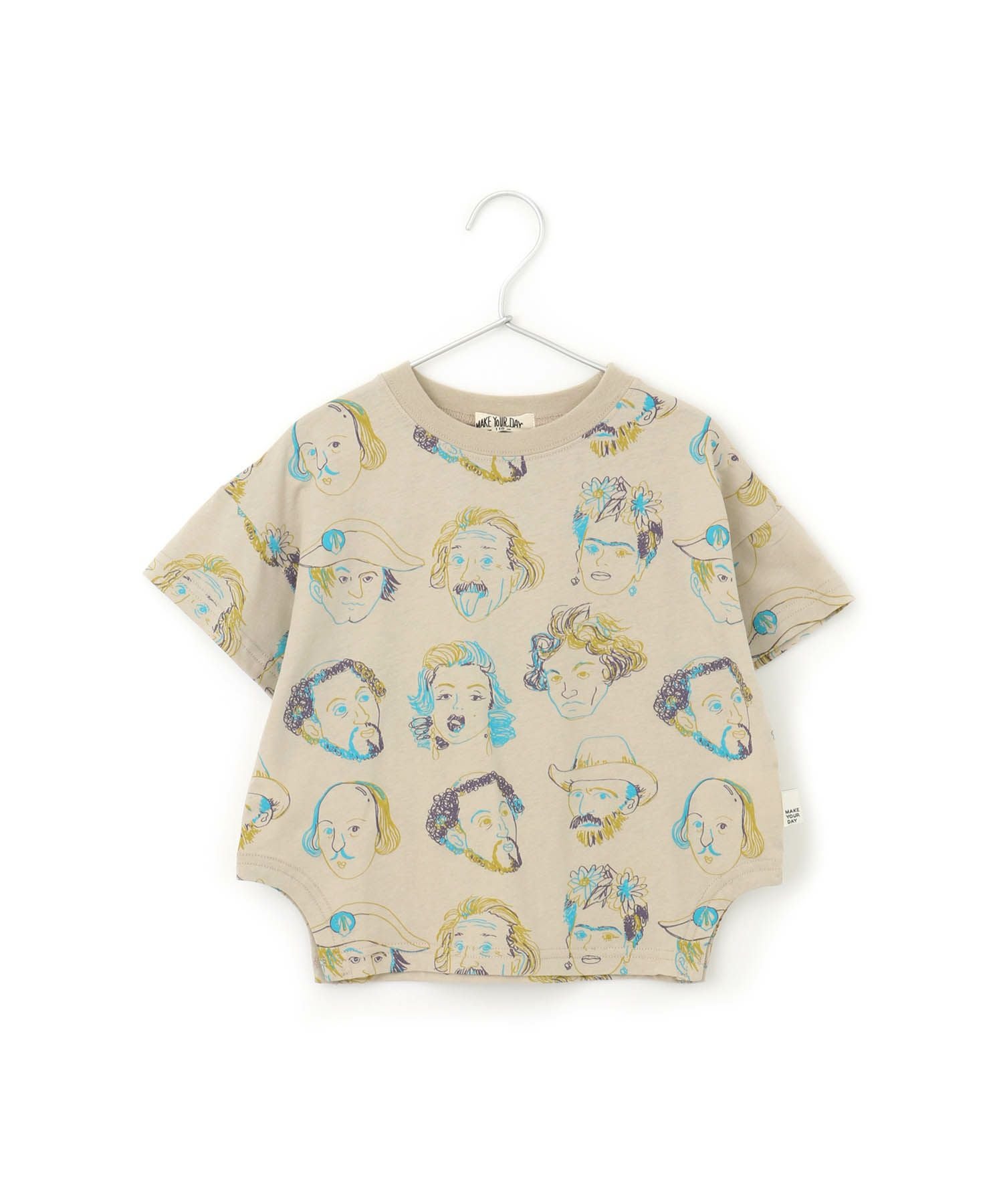 カラフルチェーン柄 Tシャツ チチカカ（TITICACA） カラフルクロシェポケットTシャツ ／ Tシャツ