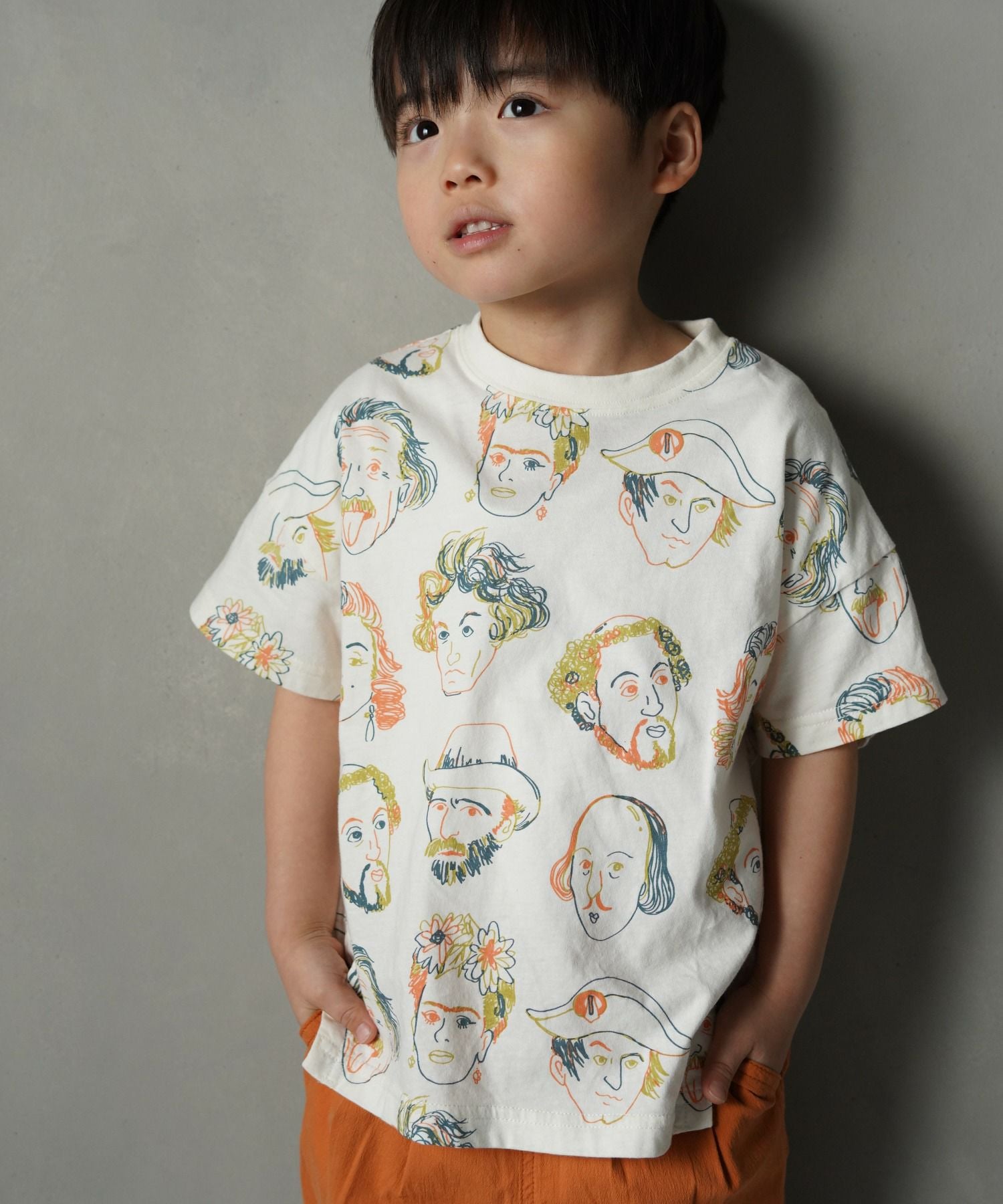 BABYL カラフルキツネさんTシャツ Sサイズ カラフルピーチ】キッズTシャツ2023（メンバーモチーフ Ver.）A