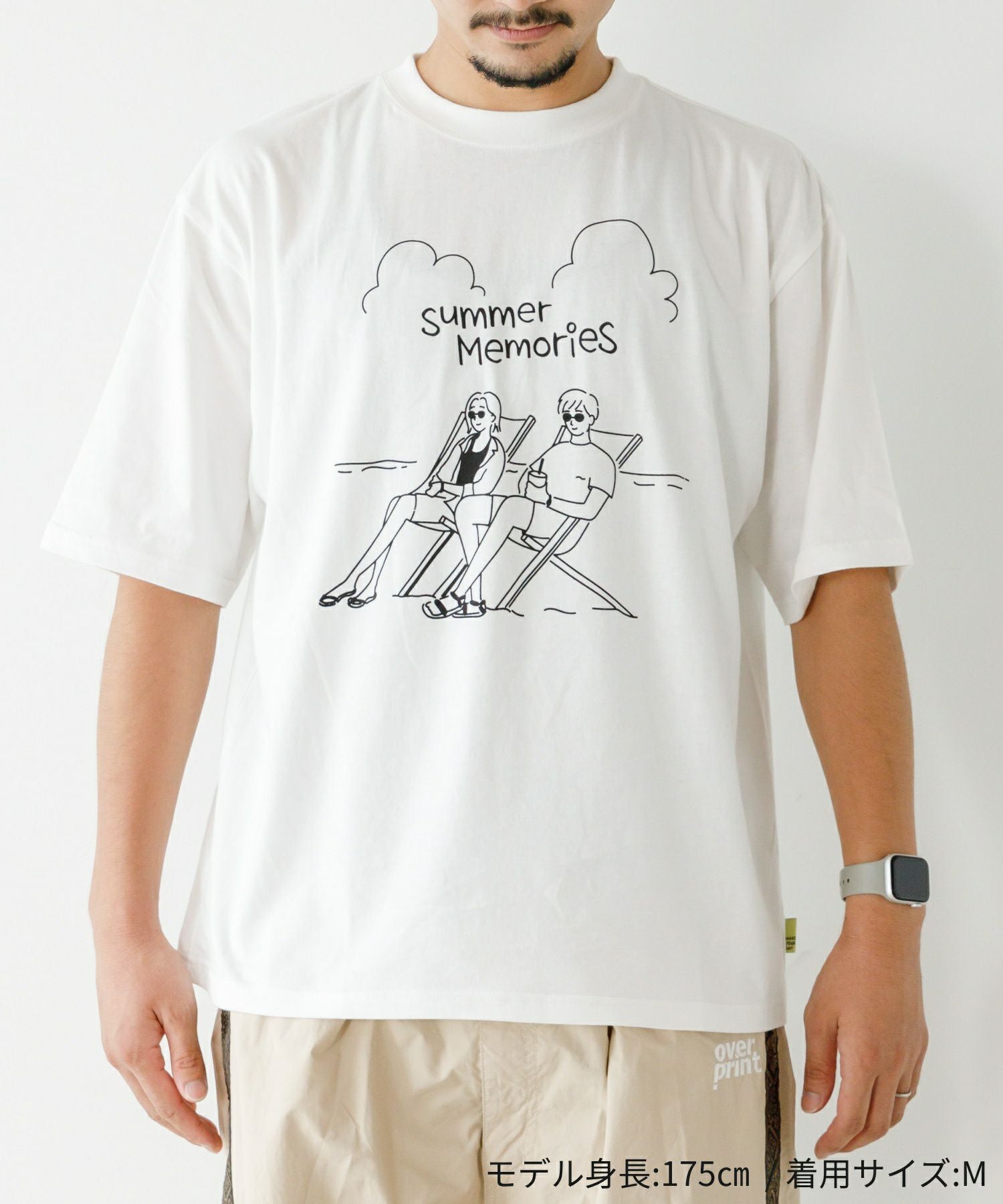 バカンスファミリー半袖Tシャツ□パパサイズ|≪公式≫メイクユアデイ