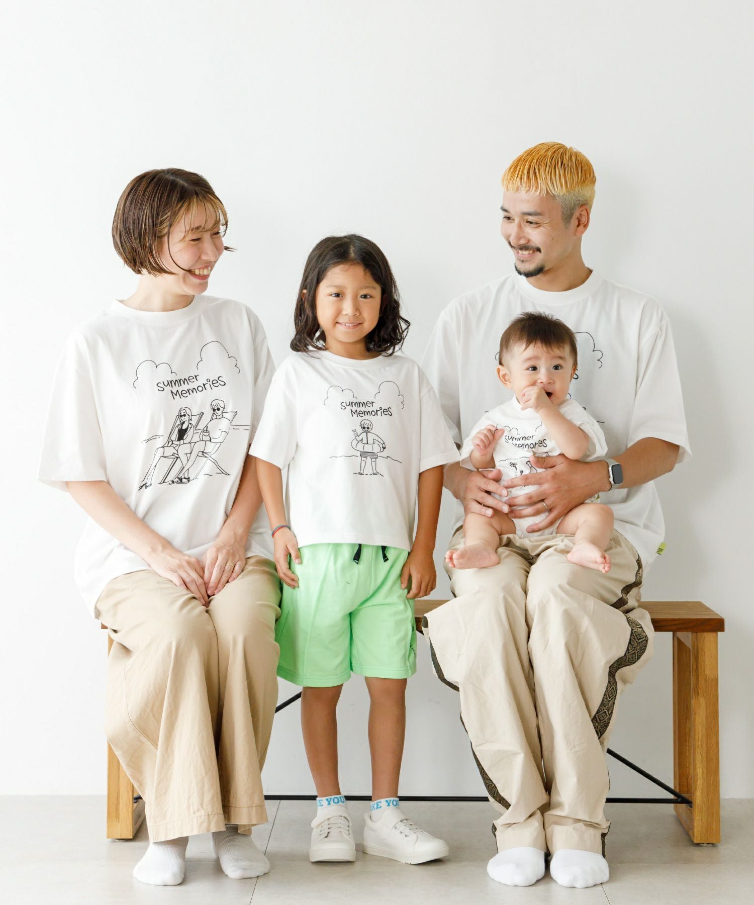 バカンスファミリー半袖Tシャツ□ママサイズ|≪公式≫メイクユアデイ