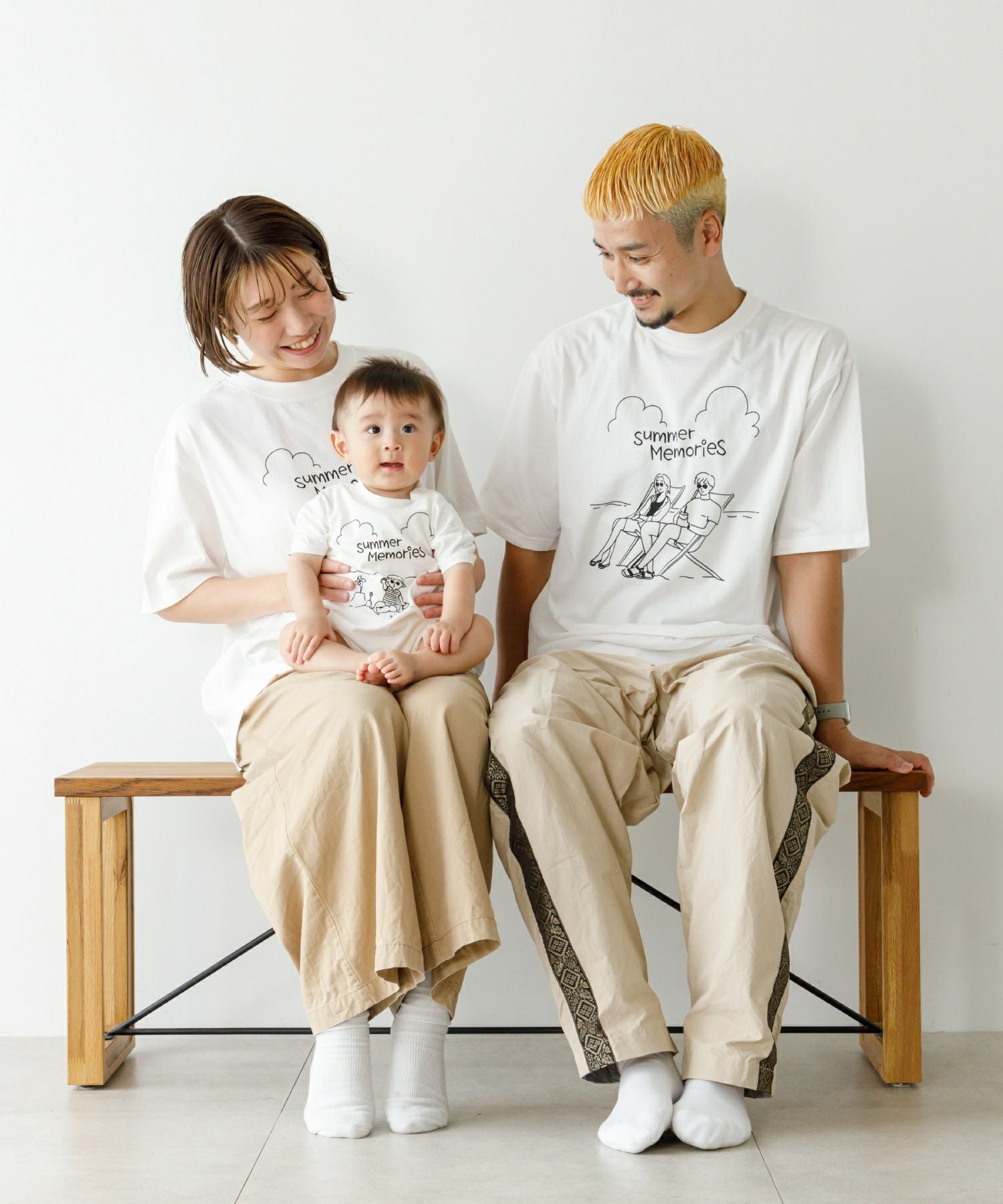 バカンスファミリー半袖Tシャツ□ママサイズ|≪公式≫メイクユアデイ