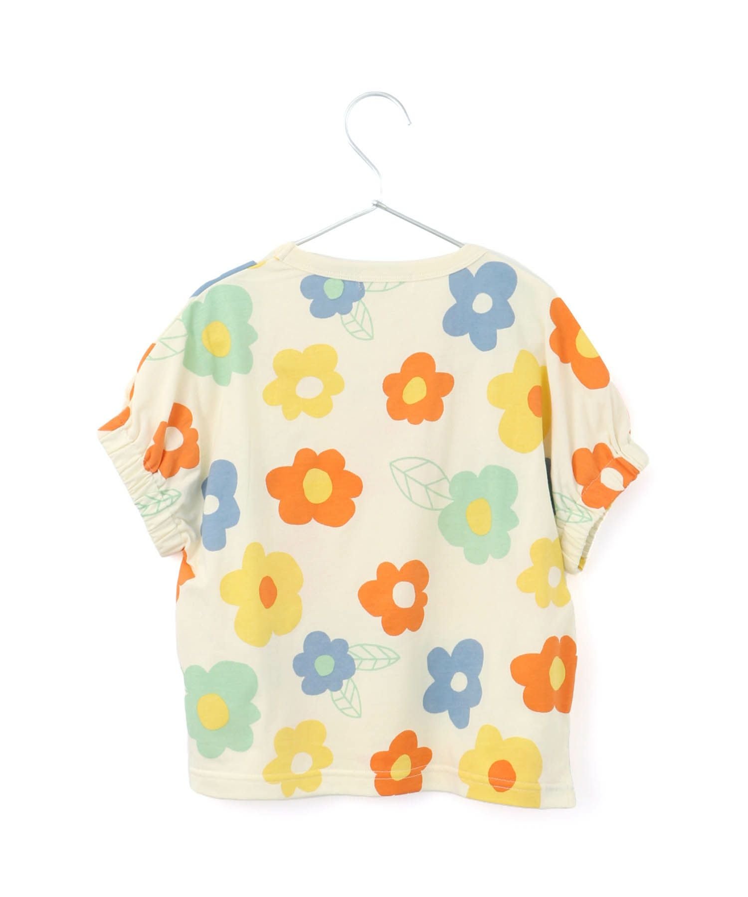 レトロポップなお花総柄半袖Tシャツ□80～140cm|≪公式≫メイクユアデイ