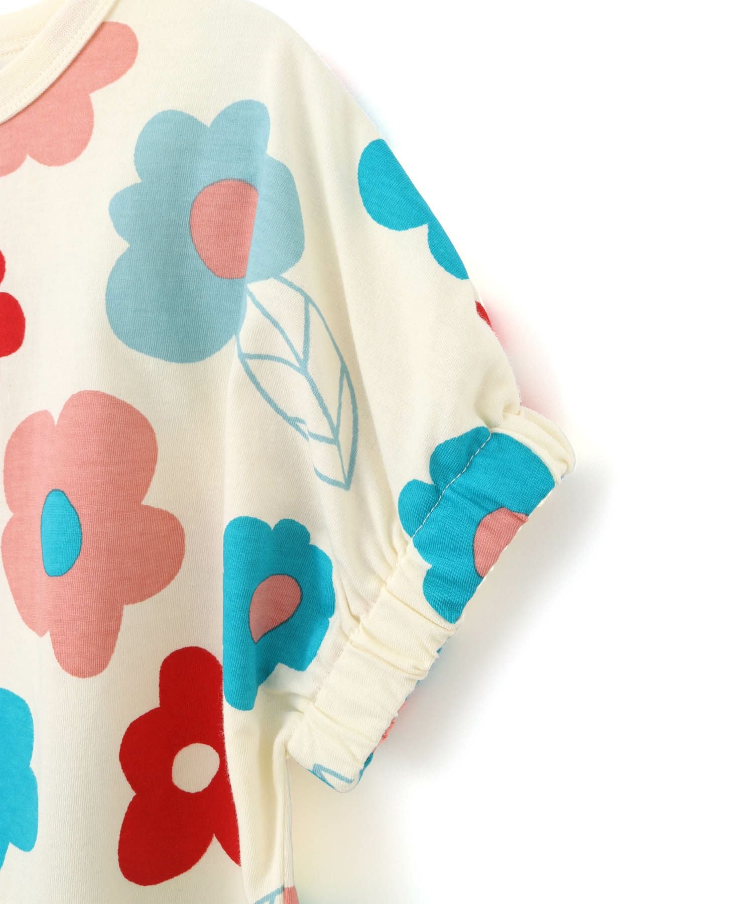 セール】レトロポップなお花総柄半袖Tシャツ□80～140cm | MAKE YOUR DAY