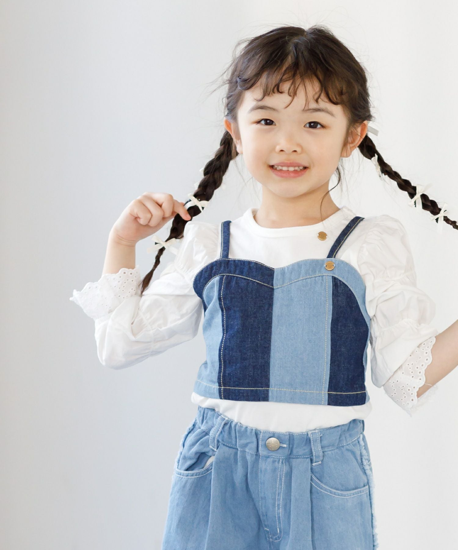 デニムビスチェ□80～140cm|≪公式≫メイクユアデイ