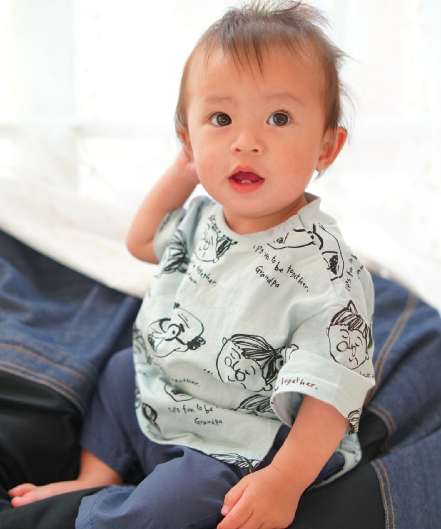 BABYL Tシャツ Sサイズ 10枚セット (2) じいちゃんばあちゃん総柄半袖Tシャツ□80～140cm|≪公式≫メイクユアデイ