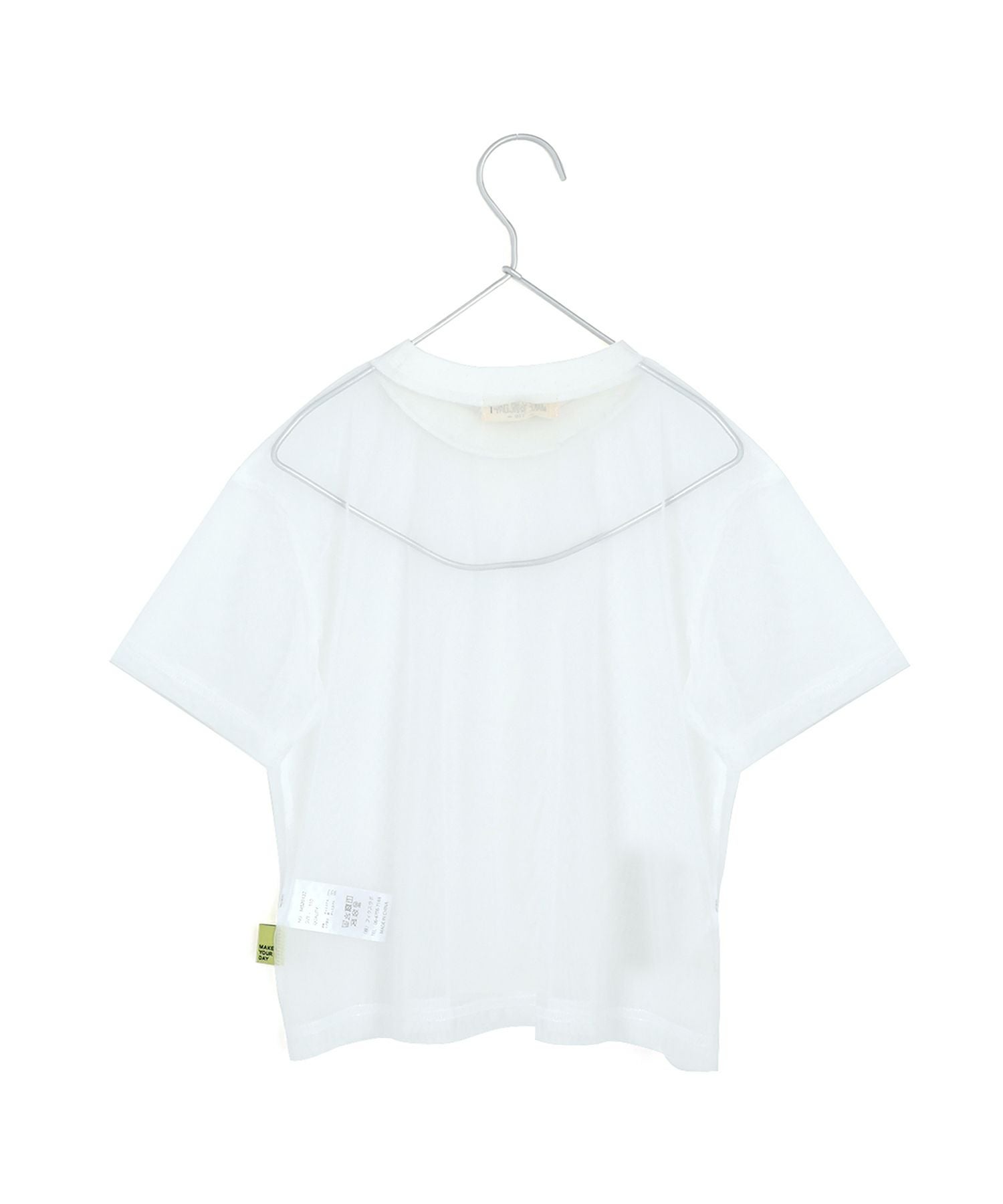 重ねるシアー半袖Tシャツ□150.160cm|≪公式≫メイクユアデイ