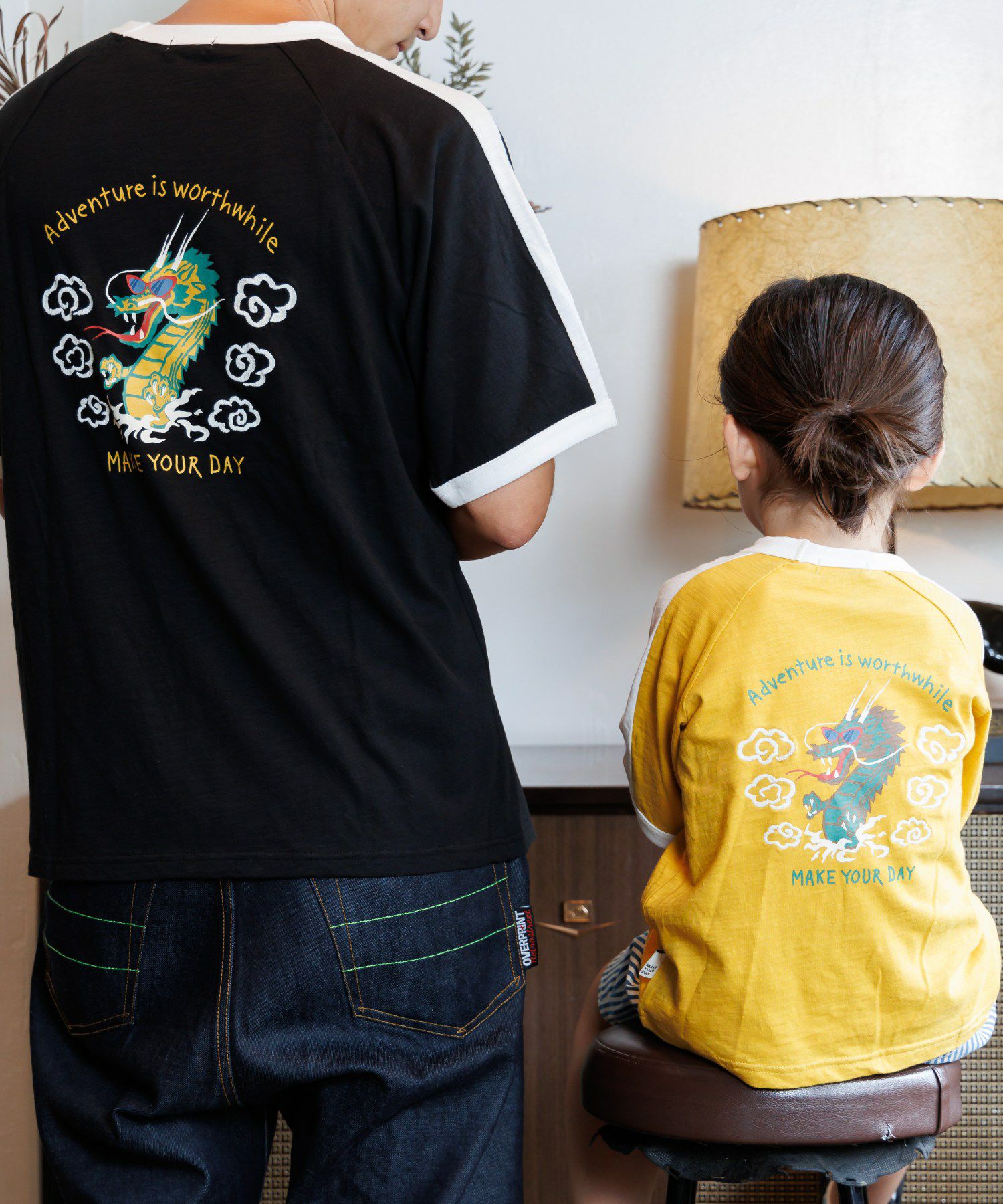 ドラゴンスカジャン風半袖Tシャツ□80～140cm|≪公式≫メイクユアデイ