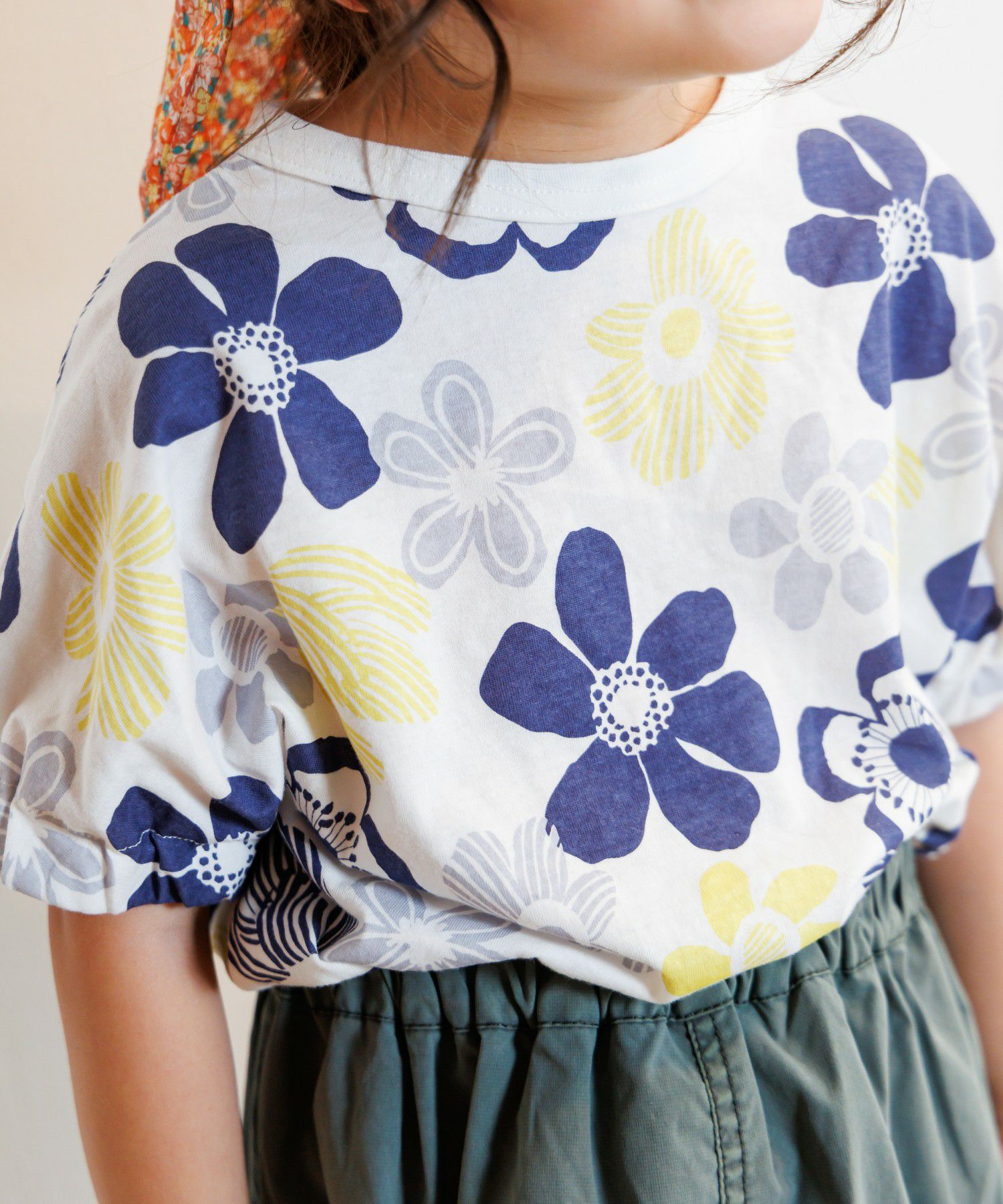 セール】おっきなお花総柄半袖Tシャツ□80～140cm | MAKE YOUR DAY