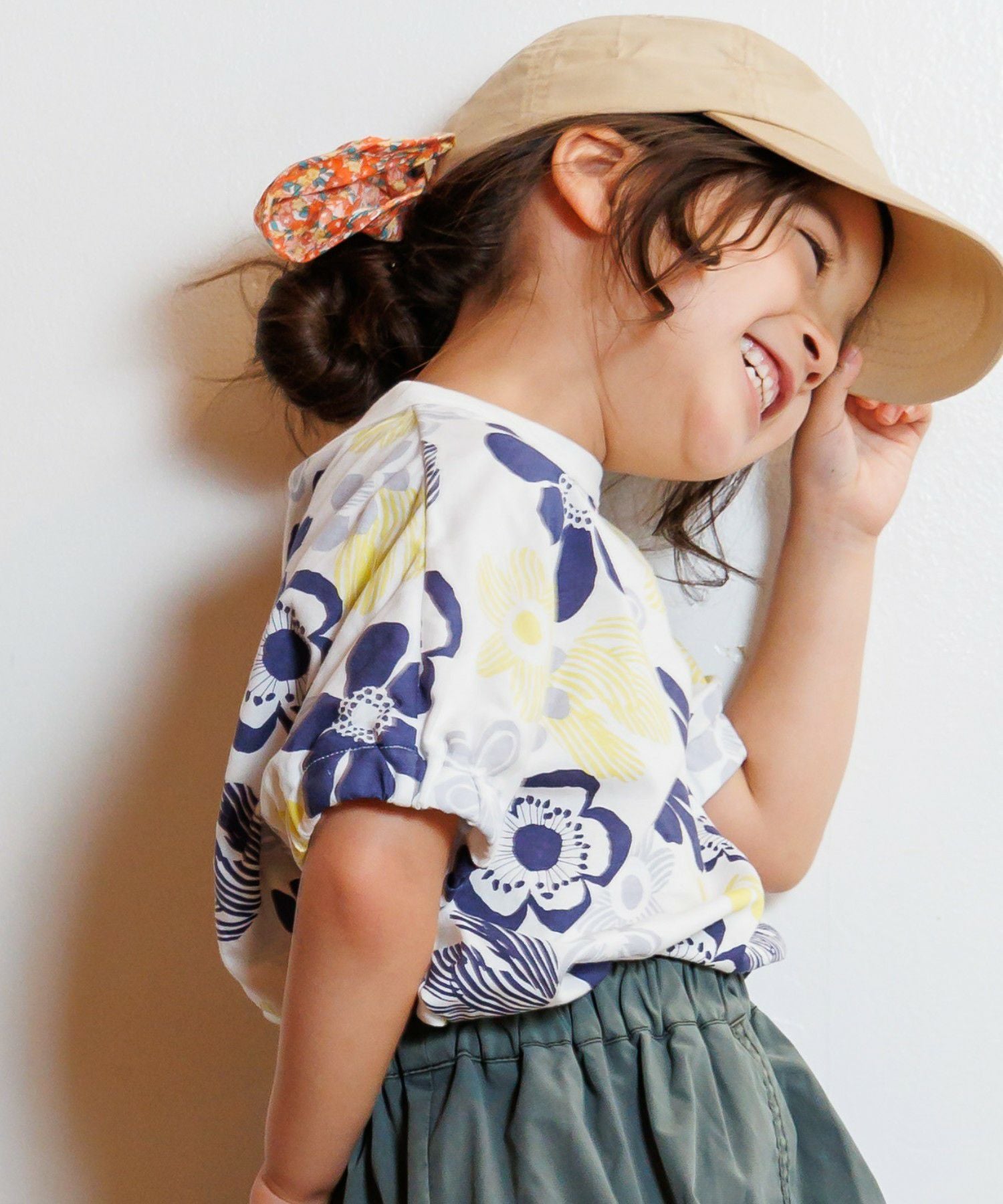 セール】おっきなお花総柄半袖Tシャツ□80～140cm | MAKE YOUR DAY