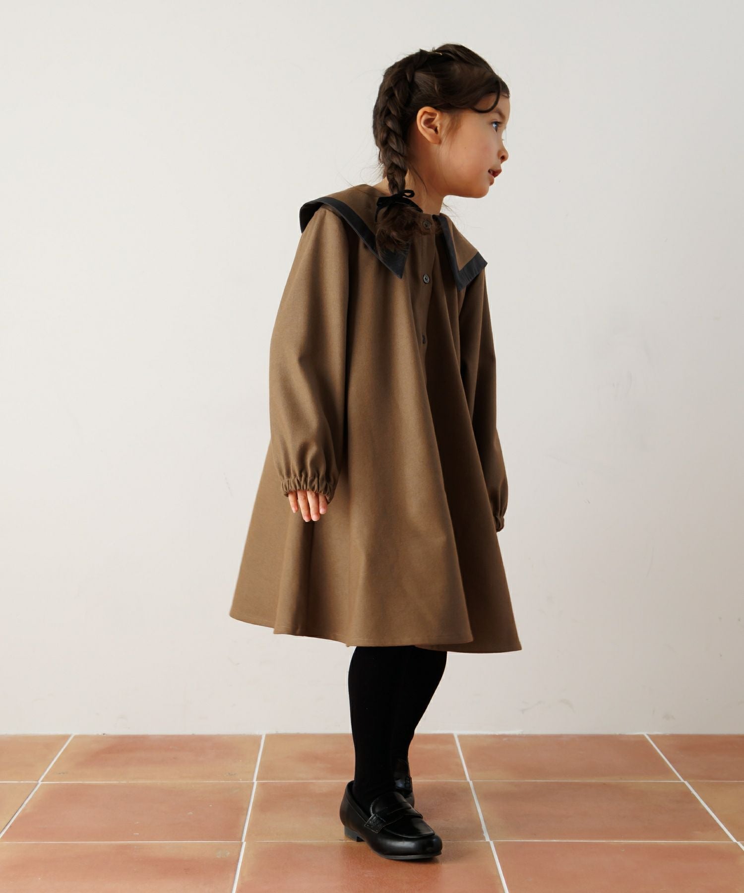 ビッグカラーワンピース□80~140cm|≪公式≫メイクユアデイ ビッグカラーワンピース□80~140cm|≪公式≫メイクユアデイ