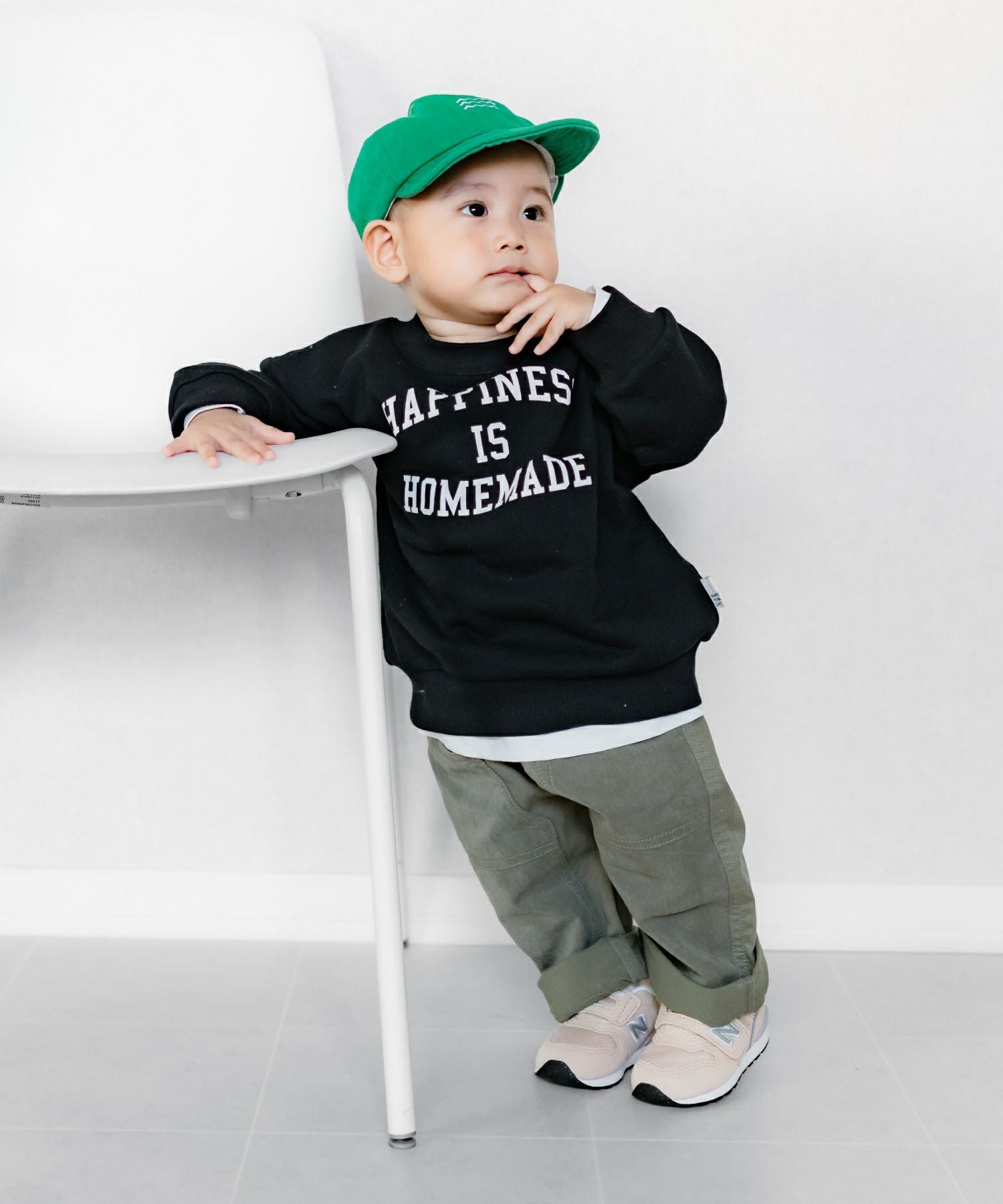 セール】HOMEMADEロゴファミリー裏毛トレーナー□80～140cm | MAKE