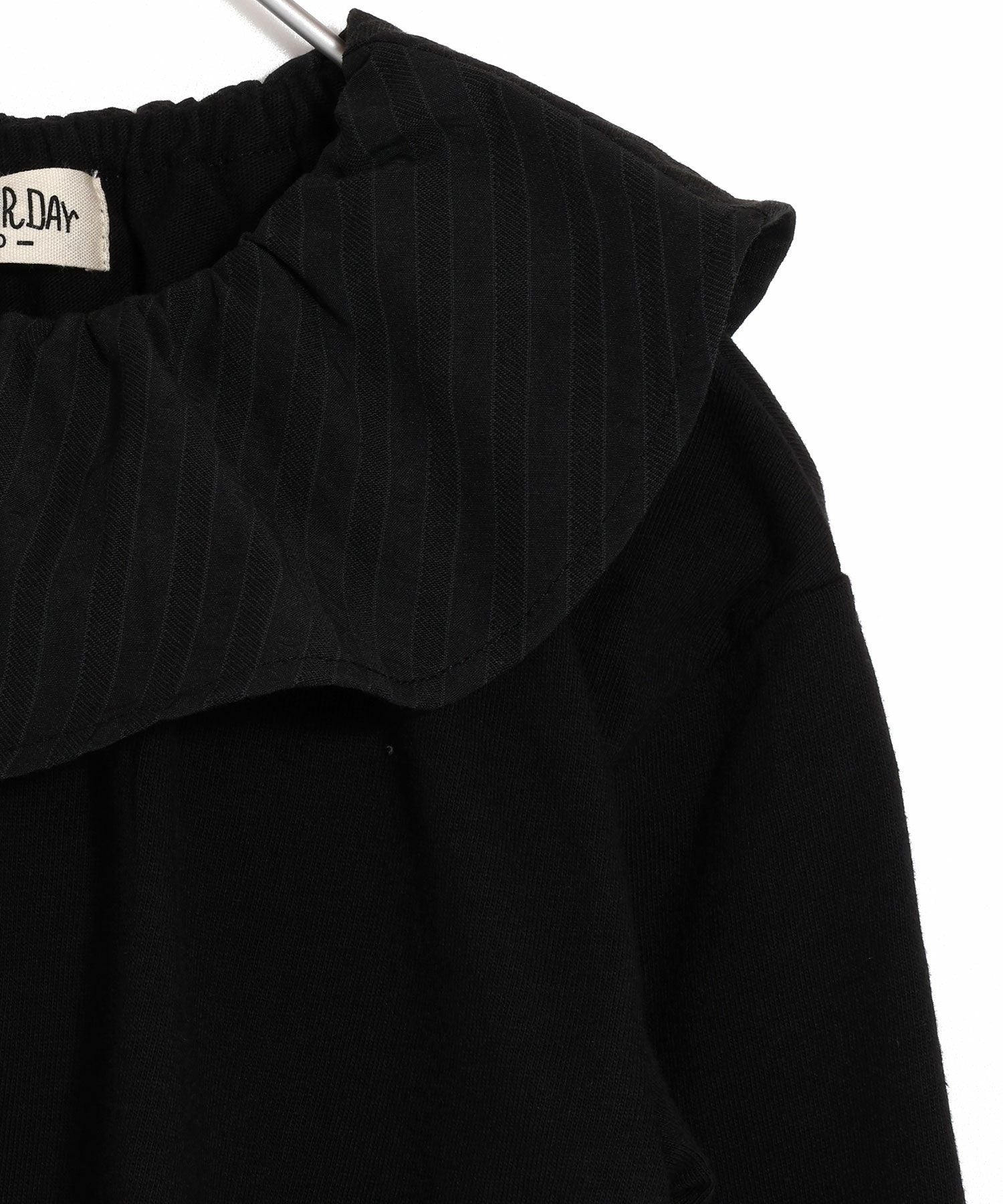 異素材フリルカラー長袖Tシャツ□80～140cm|≪公式≫メイクユアデイ