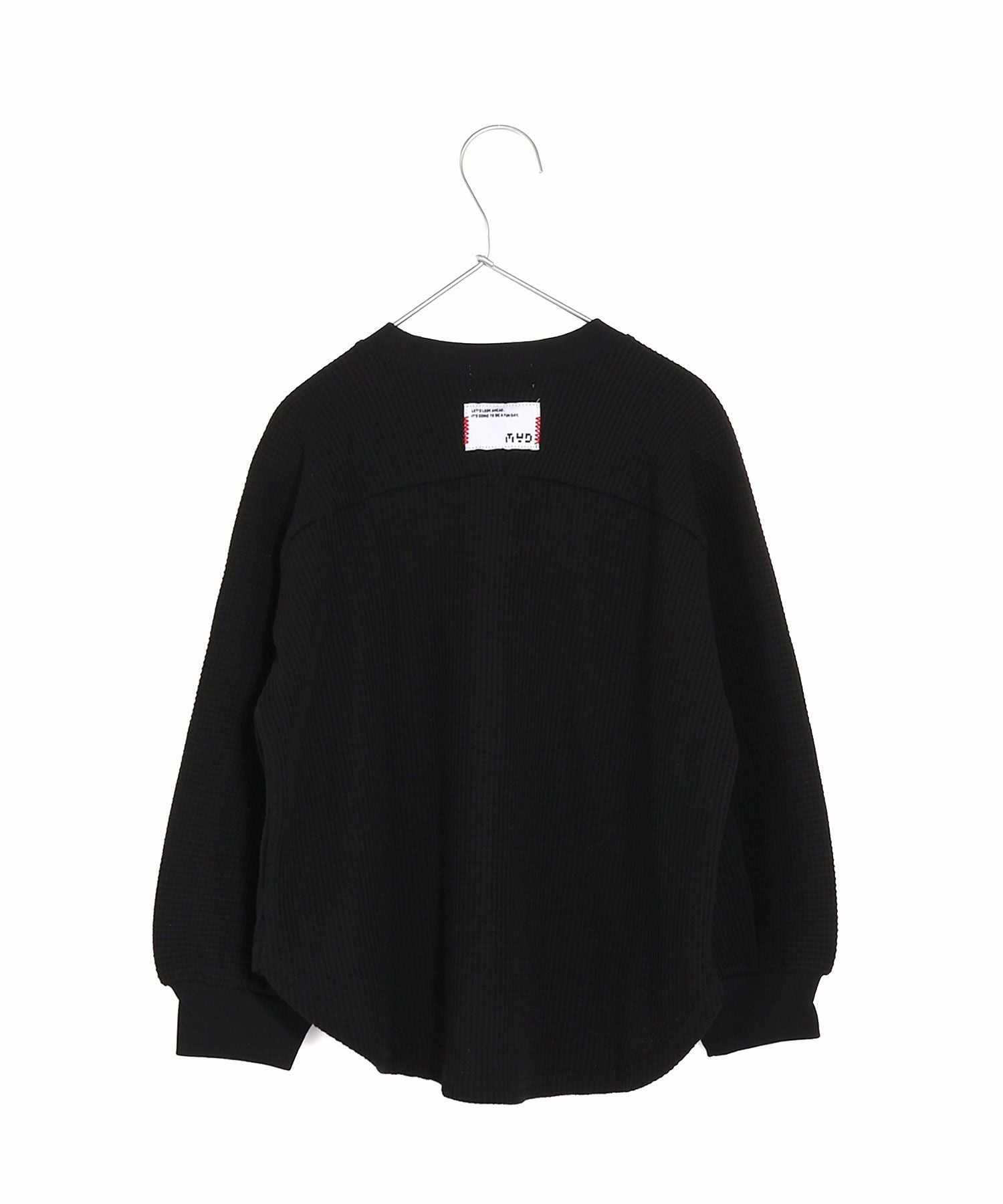 無地サーマルラウンドヘム長袖Tシャツ□150.160cm|≪公式≫メイクユアデイ