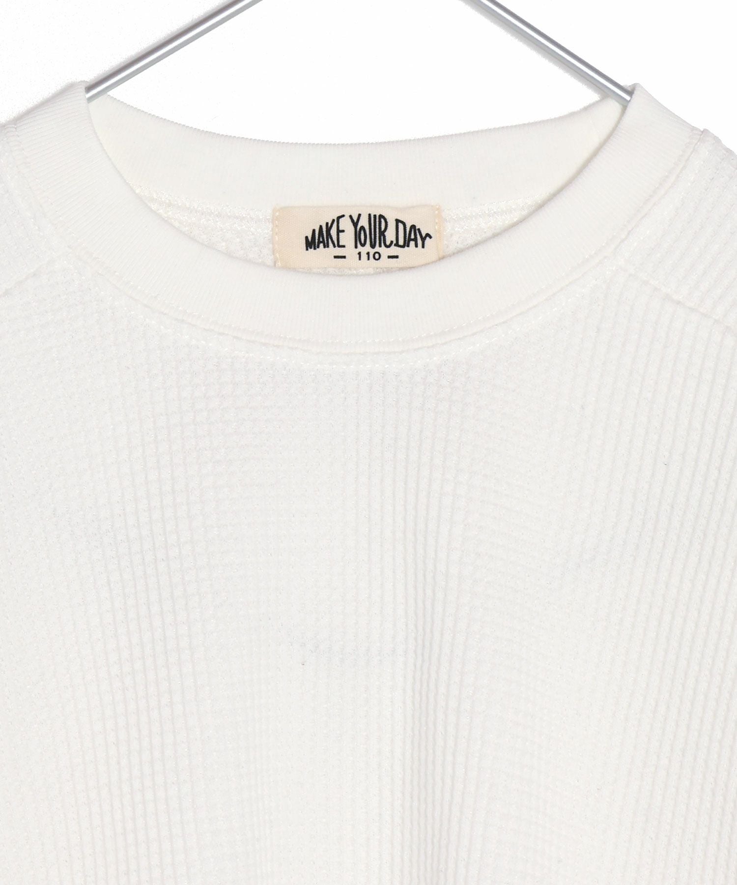 無地サーマルラウンドヘム長袖Tシャツ□150.160cm|≪公式≫メイクユアデイ