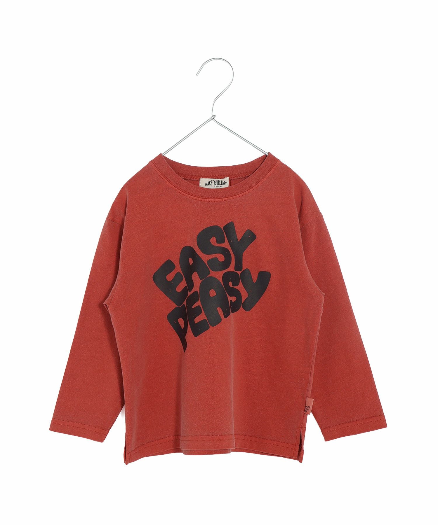 EASY PEASY製品染め長袖Tシャツ□80～140cm|≪公式≫メイクユアデイ