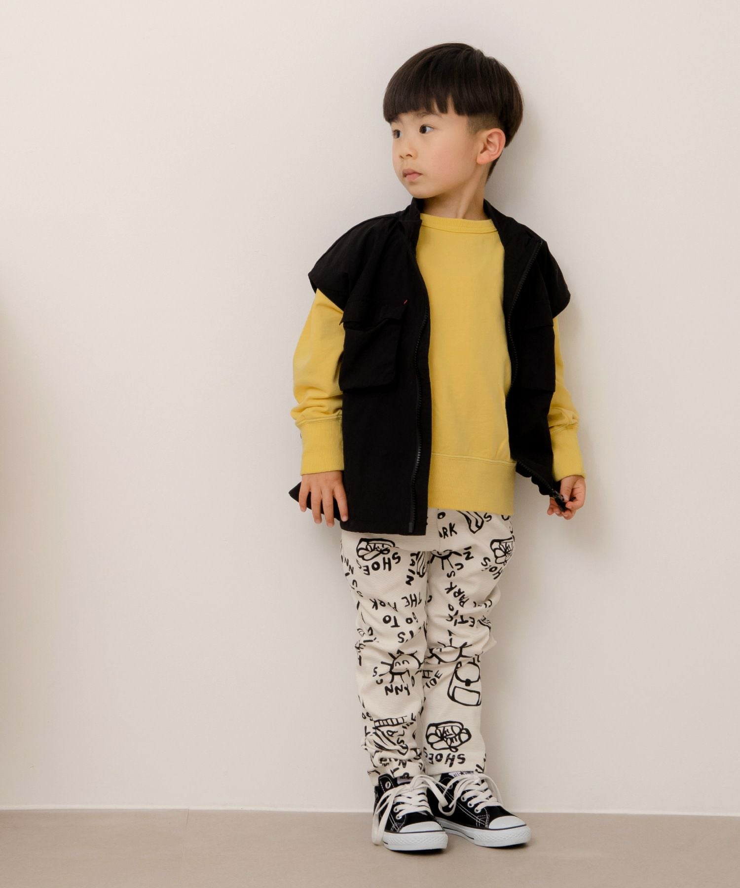 ハルイロミニ裏毛無地ガゼットトレーナー□80～140cm | MAKE YOUR DAY