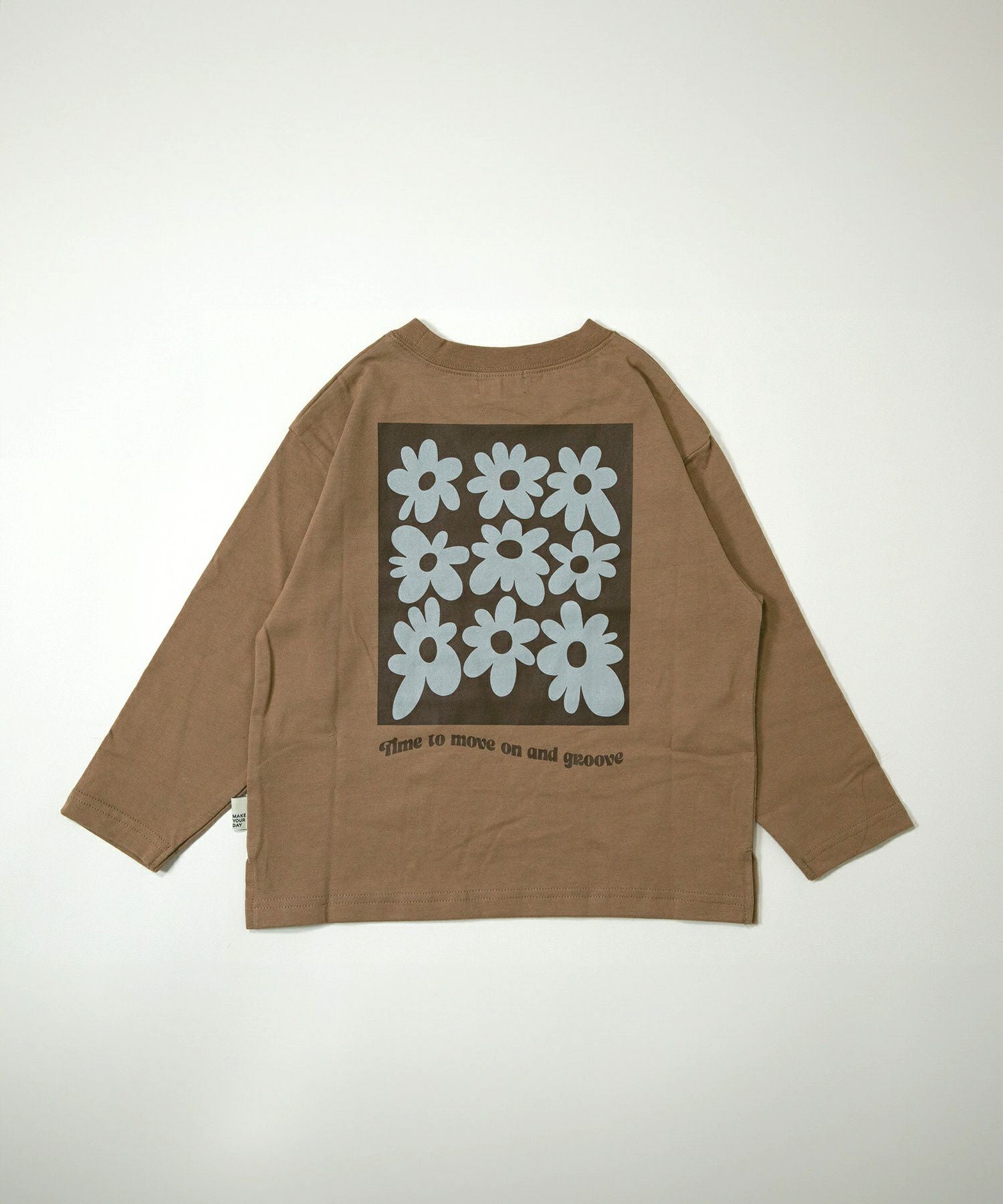 Yahoo フリマ あの花 tシャツ 長袖 レトロフラワープリントファミリー