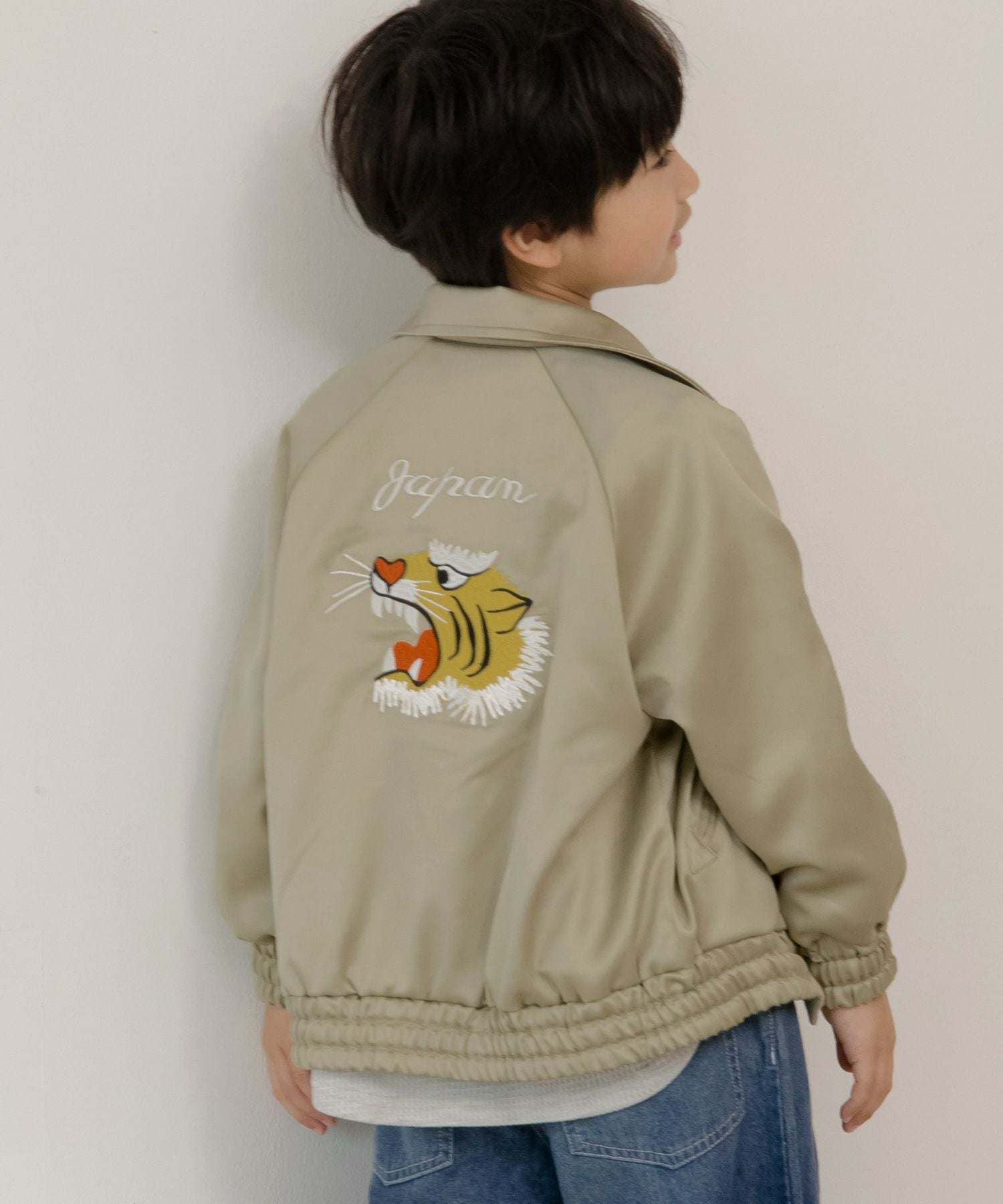 JAPANトラ柄刺繍スカジャン□80～140cm|≪公式≫メイクユアデイ