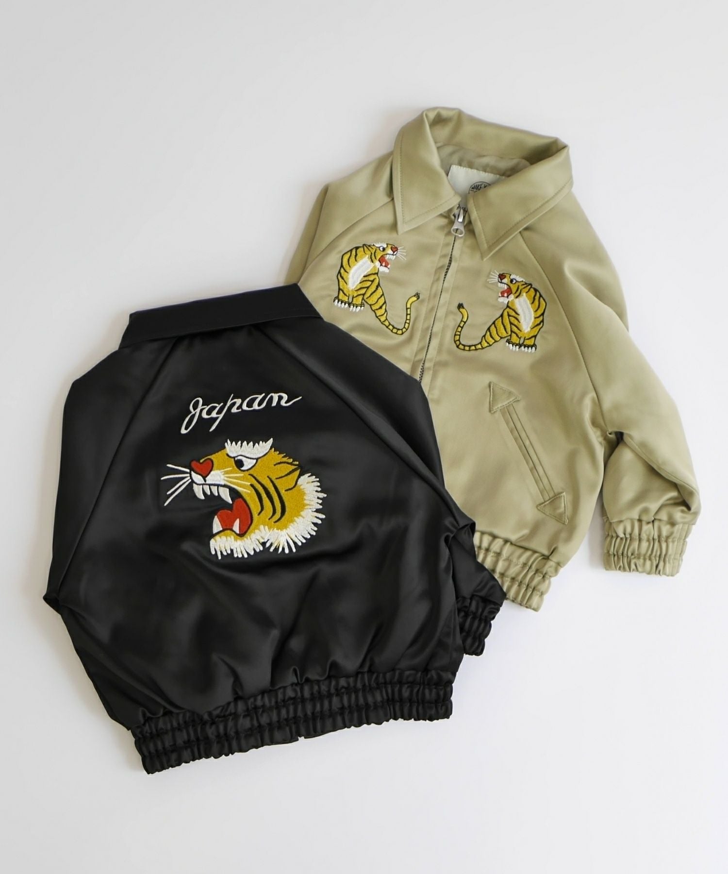 JAPANトラ柄刺繍スカジャン□80～140cm | MAKE YOUR DAY