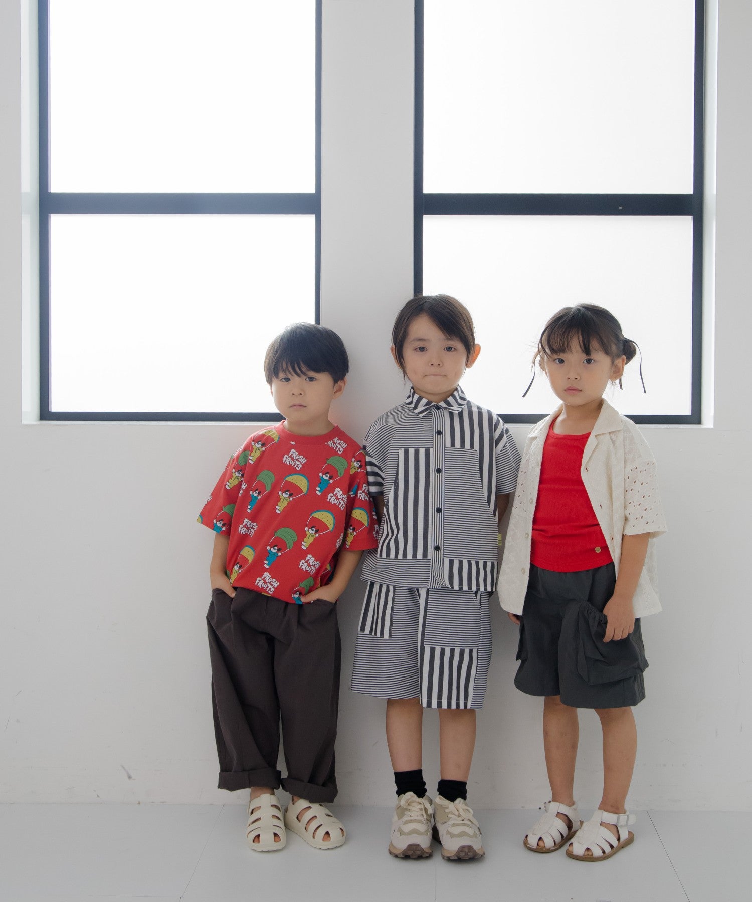フルーツパラシュート総柄半袖Tシャツ□80～140cm|≪公式≫メイクユアデイ