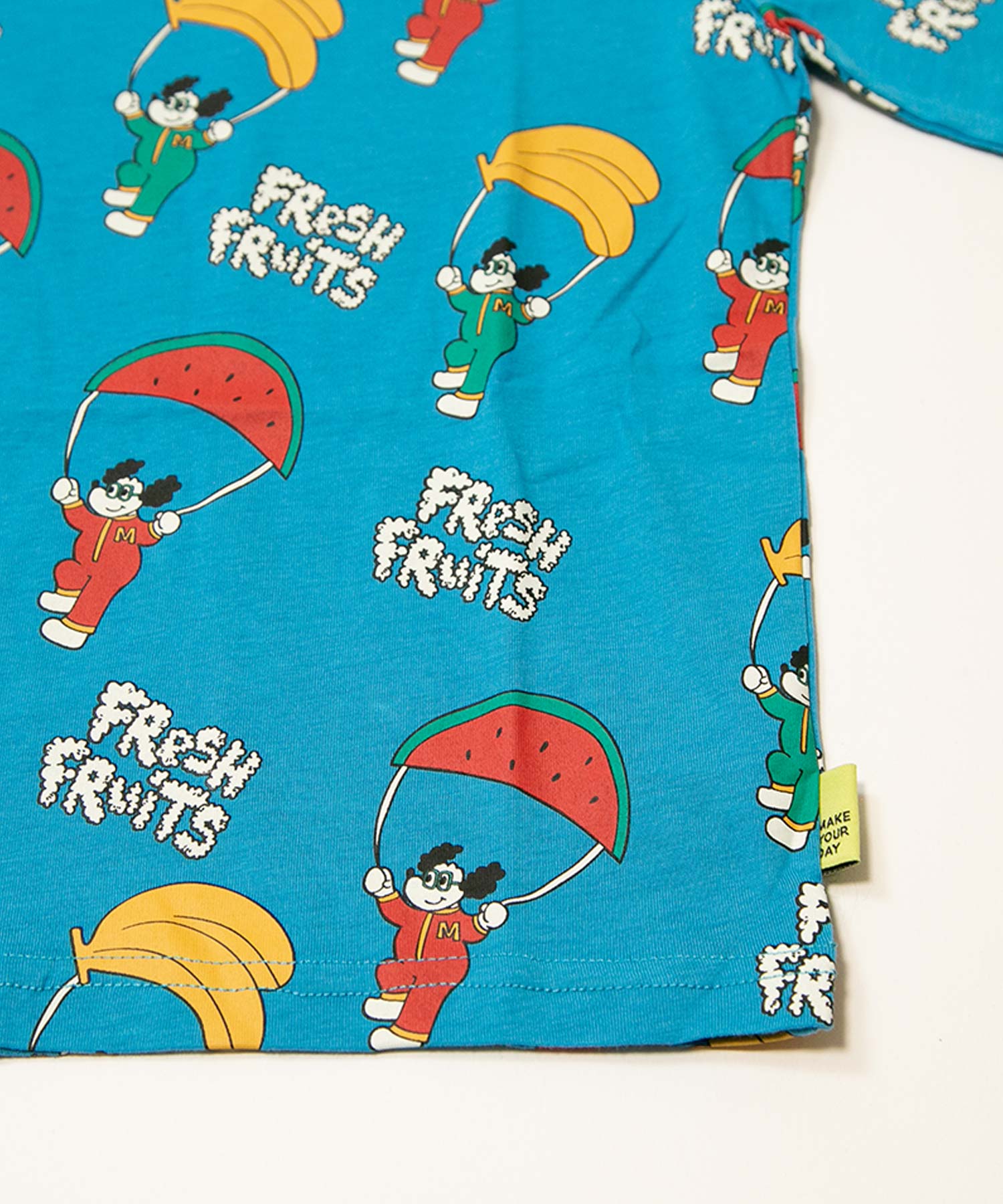 フルーツパラシュート総柄半袖Tシャツ□80～140cm|≪公式≫メイクユアデイ