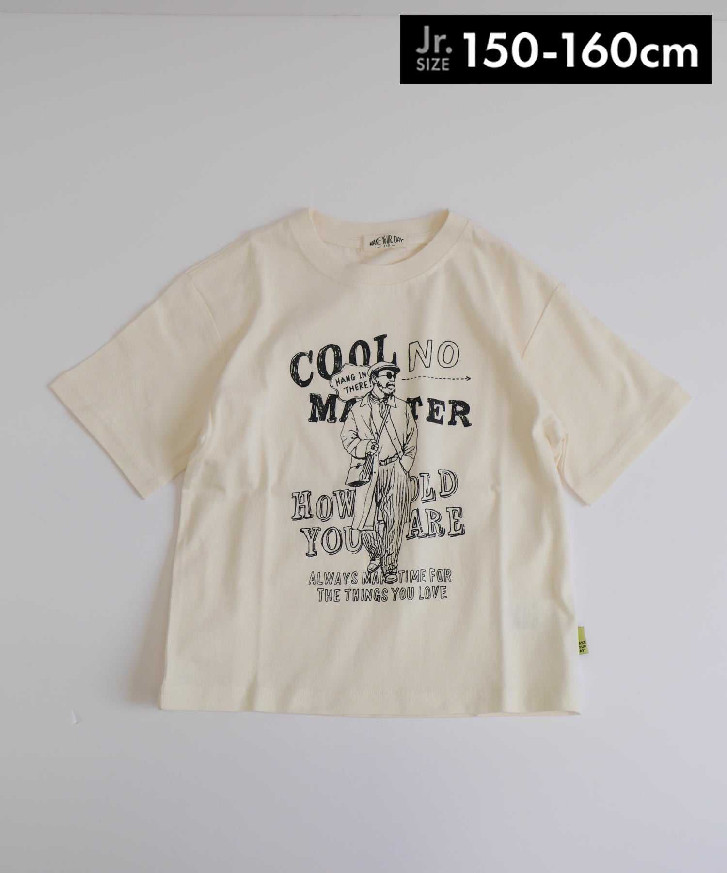 あこがれのイケオジ柄半袖Tシャツ□150.160cm|≪公式≫メイクユアデイ